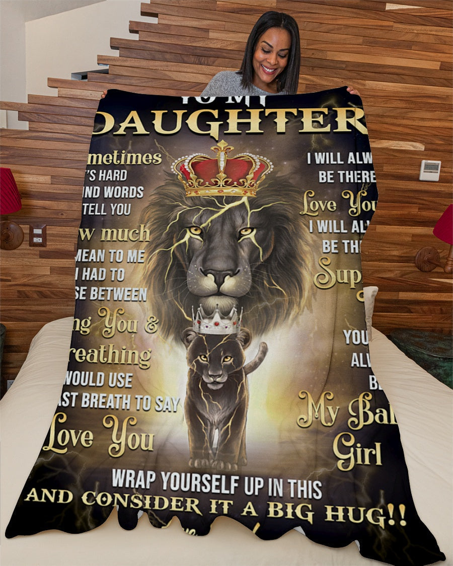 Special Gift For Your Daughter Blanket - BLANKETS FROM DAD 100
