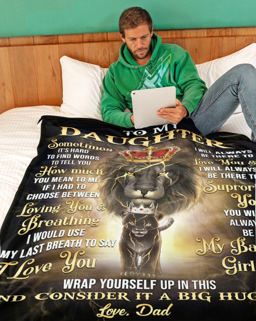 Special Gift For Your Daughter Blanket - BLANKETS FROM DAD 100