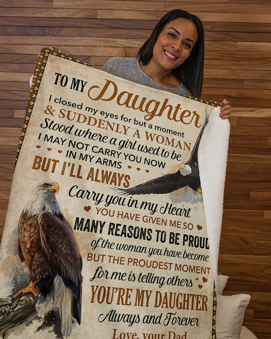 Special Gift For Your Daughter Blanket - BLANKETS FROM DAD 099