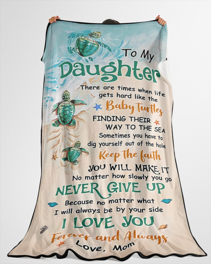 Special Gift For Your Daughter Blanket - BLANKETS FROM MOM 198