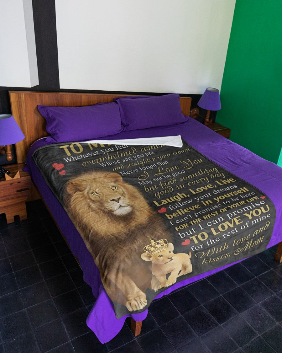 Special Gift For Your Son Blanket - BLANKETS FROM MOM 133