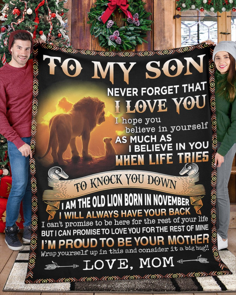 Special Gift For Your Son Blanket - BLANKETS FROM MOM 09