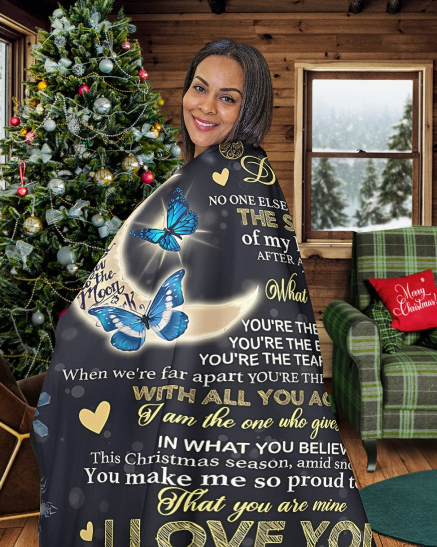 Special Gift For Your Daughter Blanket - BLANKETS FROM MOM 123