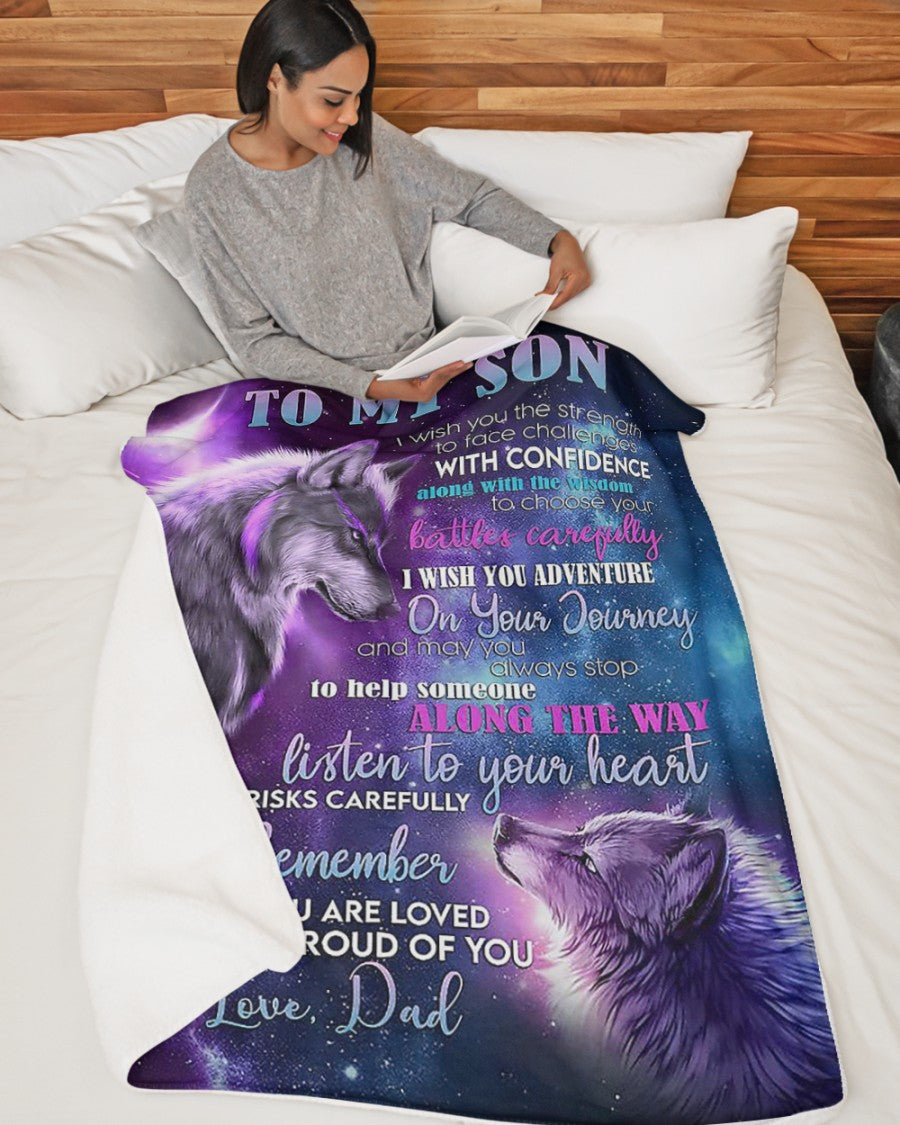 The Perfect Gift For Your Son Blanket - BLANKETS FROM DAD 060