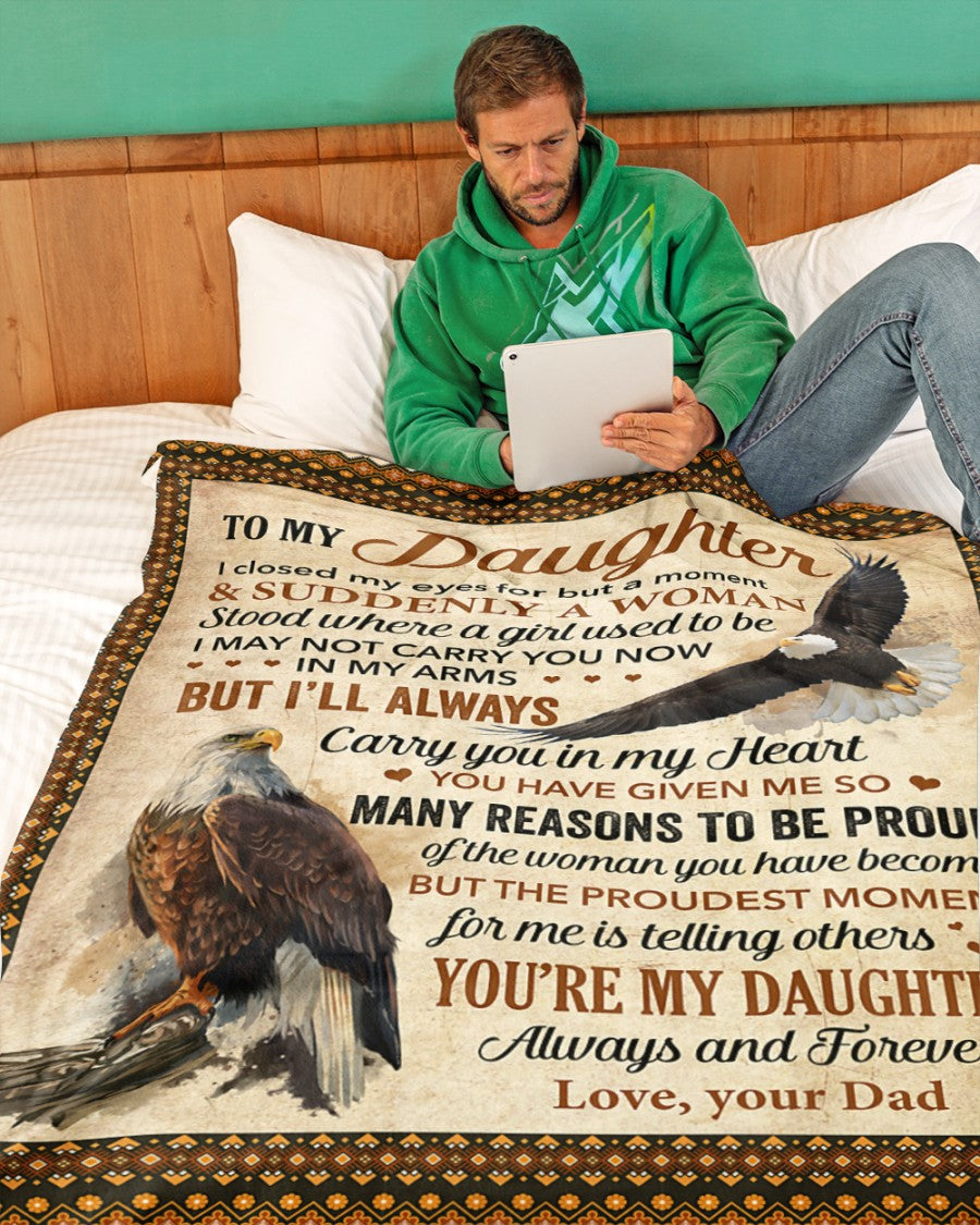 Special Gift For Your Daughter Blanket - BLANKETS FROM DAD 099