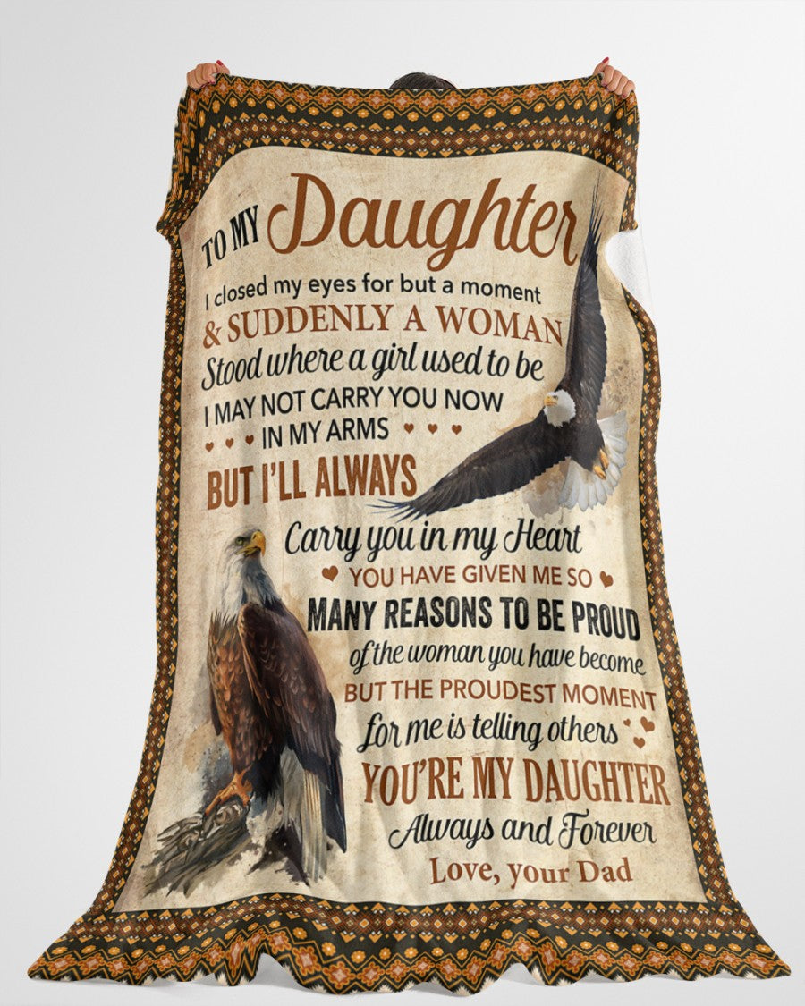 Special Gift For Your Daughter Blanket - BLANKETS FROM DAD 099