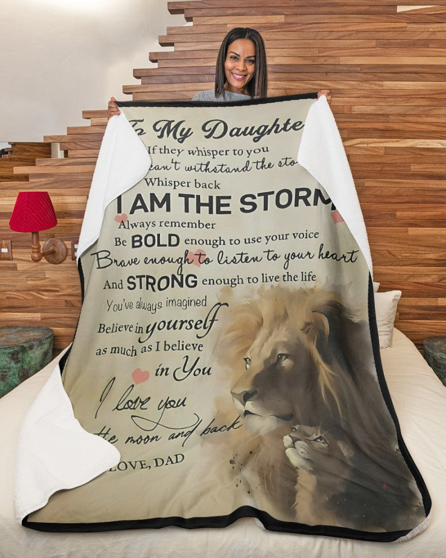 Special Gift For Your Daughter Blanket - BLANKETS FROM DAD 065