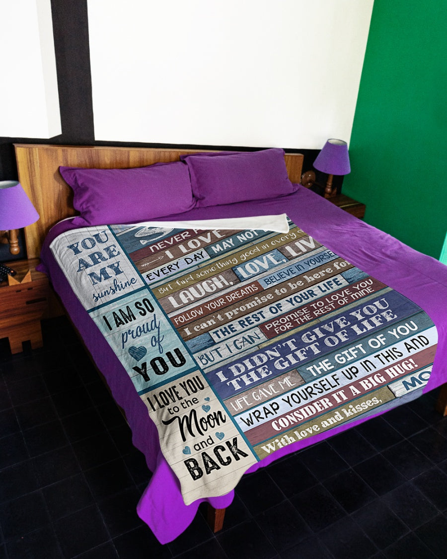 Special Gift For Your Son Blanket - BLANKETS FROM MOM 31