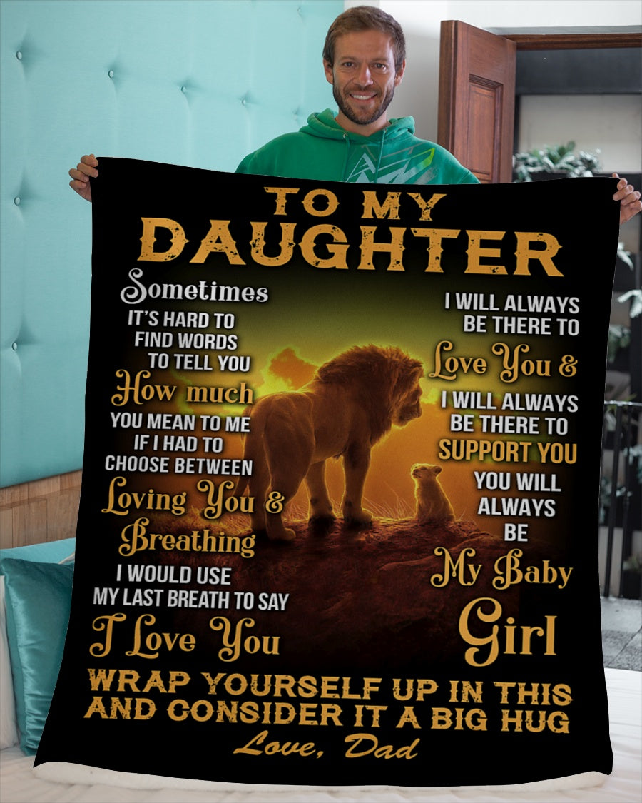 Special Gift For Your Daughter Blanket - BLANKETS FROM DAD 068