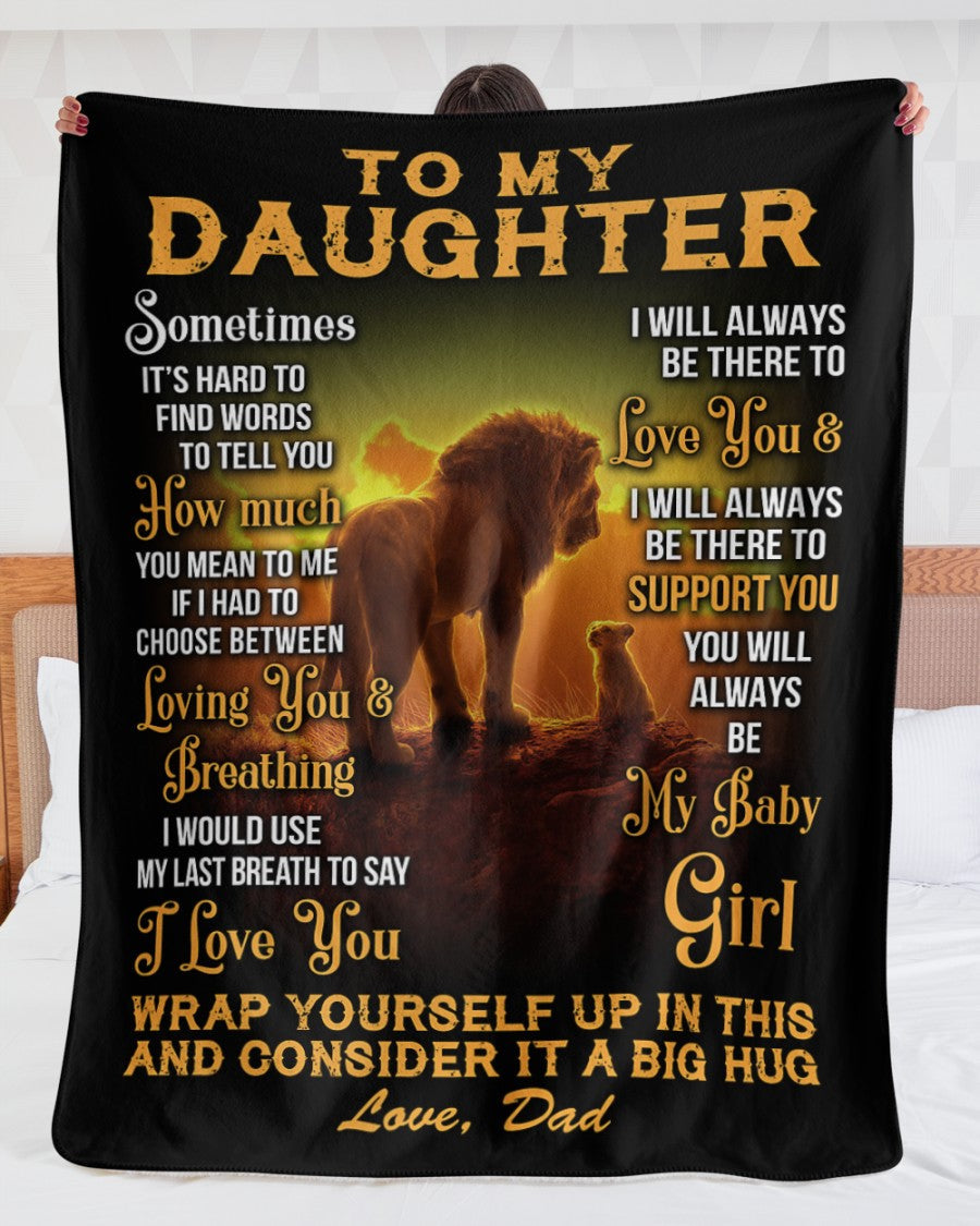 Special Gift For Your Daughter Blanket - BLANKETS FROM DAD 068