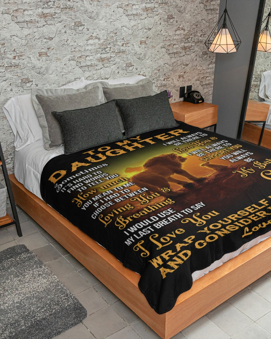 Special Gift For Your Daughter Blanket - BLANKETS FROM DAD 068