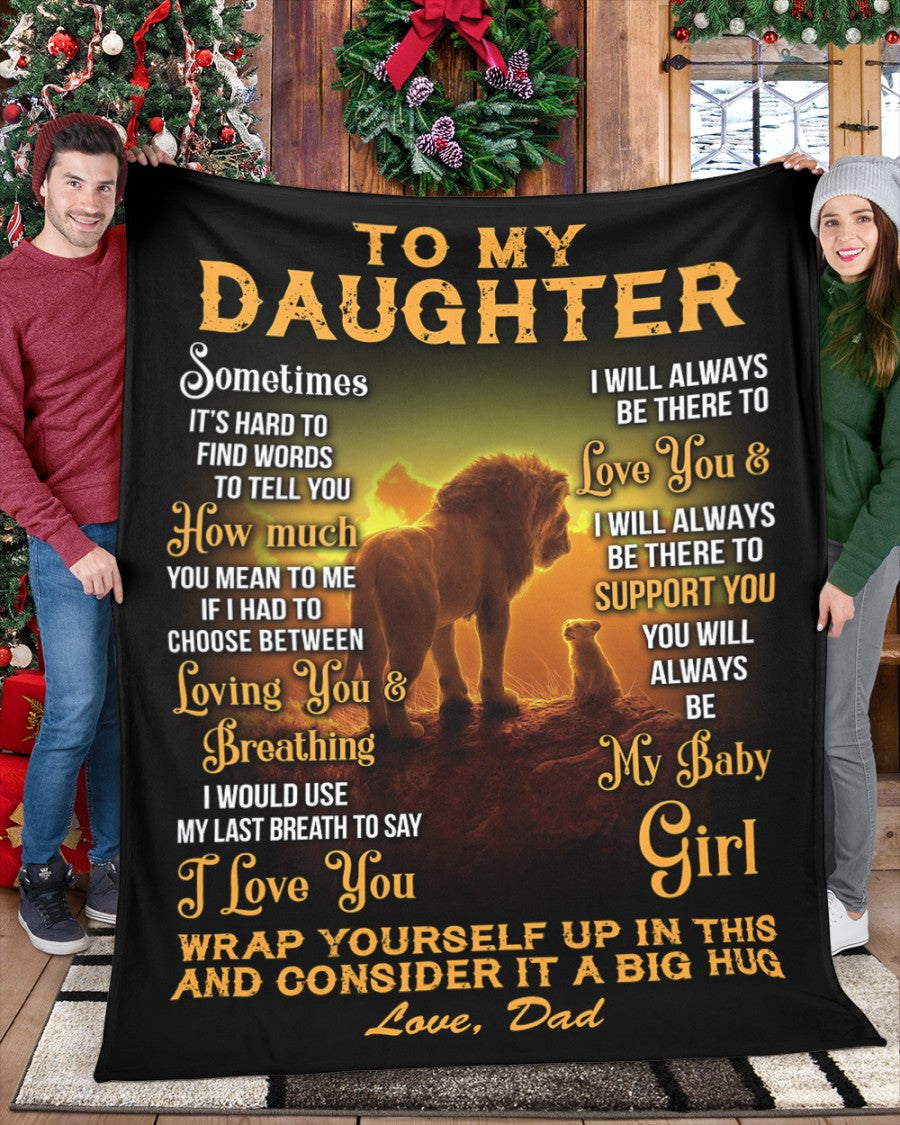 Special Gift For Your Daughter Blanket - BLANKETS FROM DAD 068