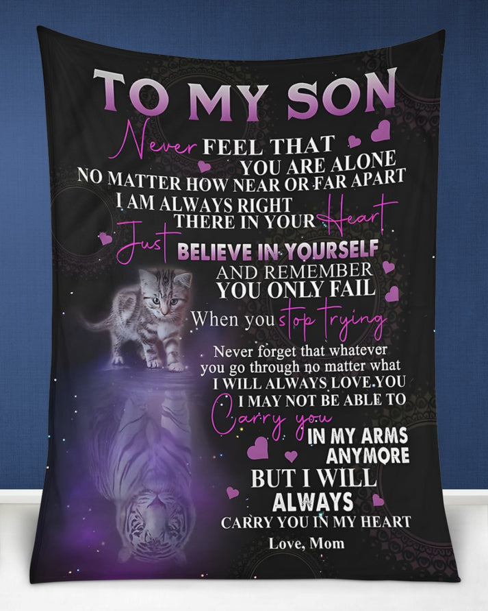To My Daughter Blanket - BLANKETS FROM MOM 90