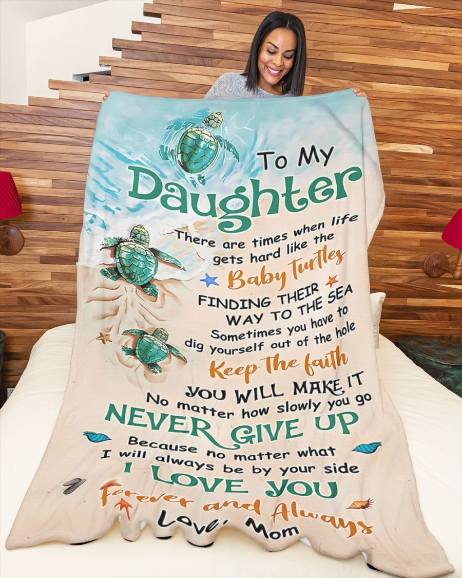 Special Gift For Your Daughter Blanket - BLANKETS FROM MOM 198
