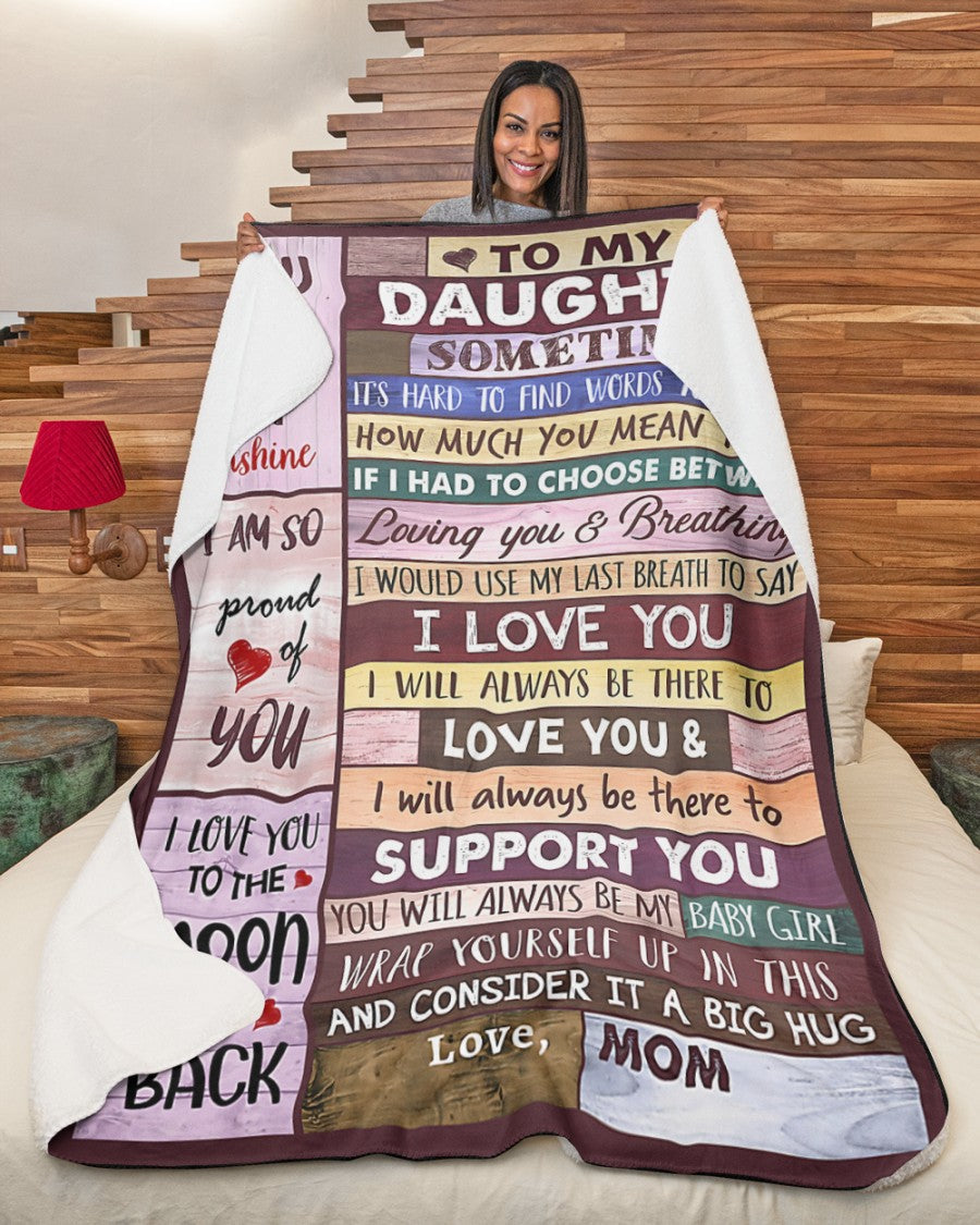 Special Gift For Your Daughter Blanket - BLANKETS FROM MOM 33