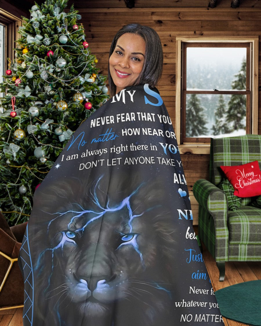 Special Gift For Your Son Blanket - BLANKETS FROM MOM 120