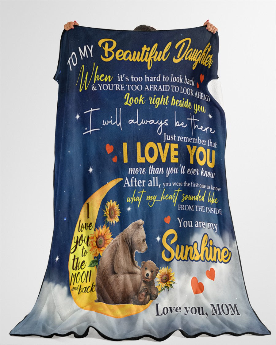Special Gift For Your Daughter Blanket - BLANKETS FROM MOM 147