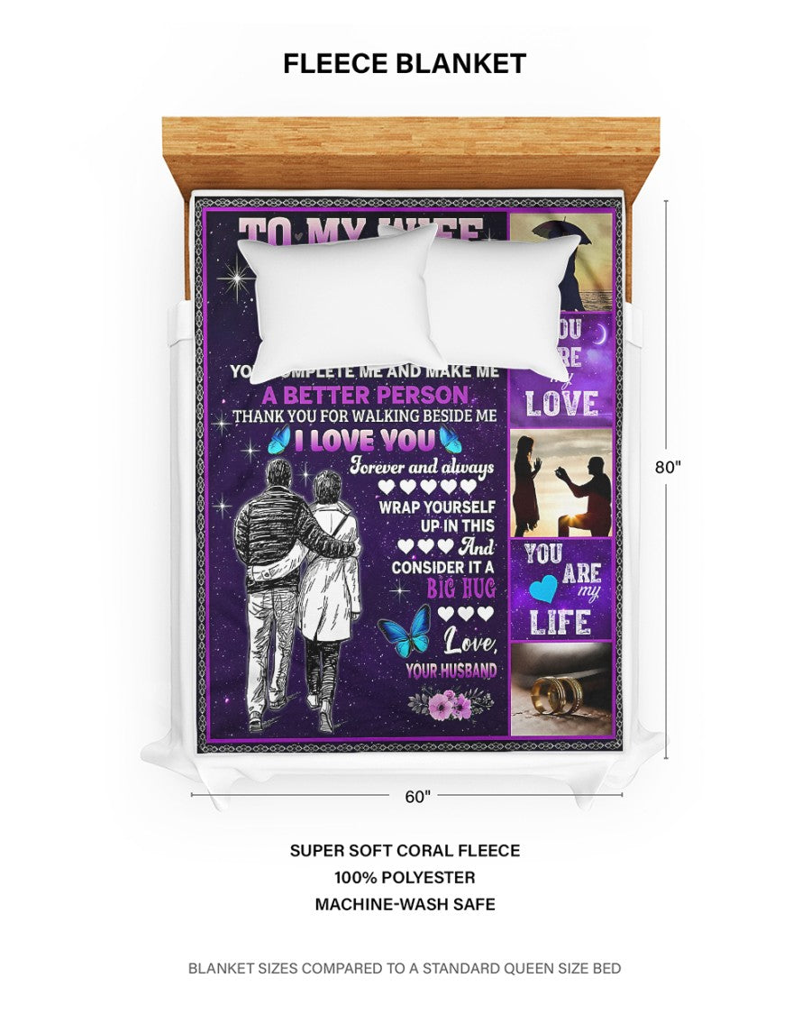 Special Gift For Your Wife Blanket - BLANKETS FROM HUSBAND 28