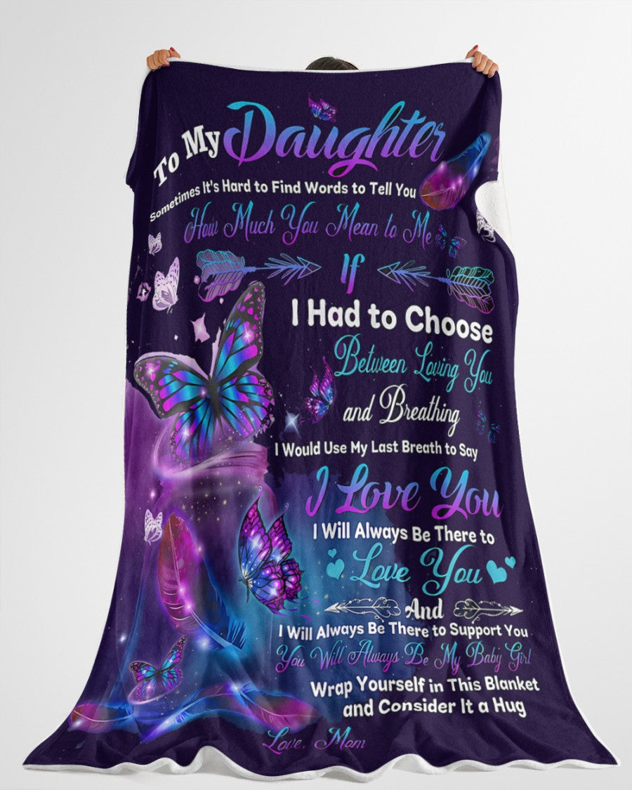 Special Gift For Your Daughter Blanket - BLANKETS FROM MOM 137