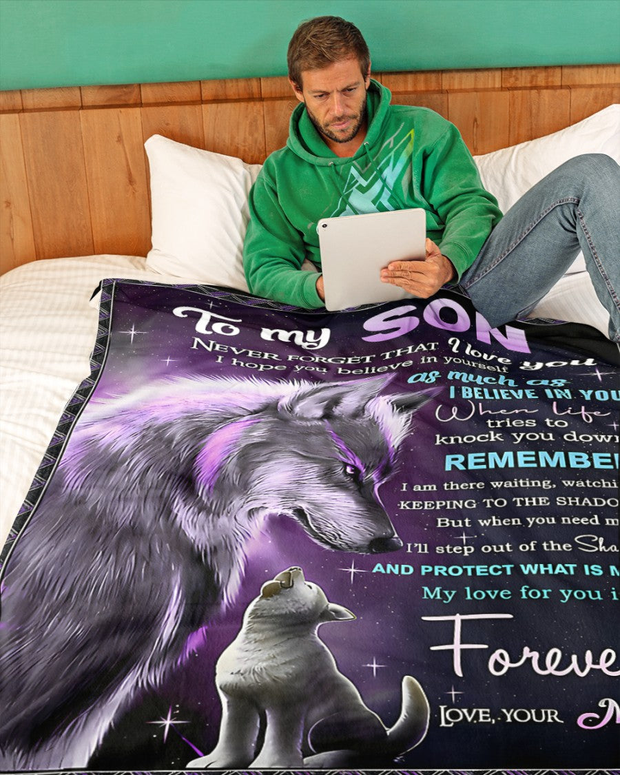 Special Gift For Your Son Blanket -  BLANKETS FROM MOM 140