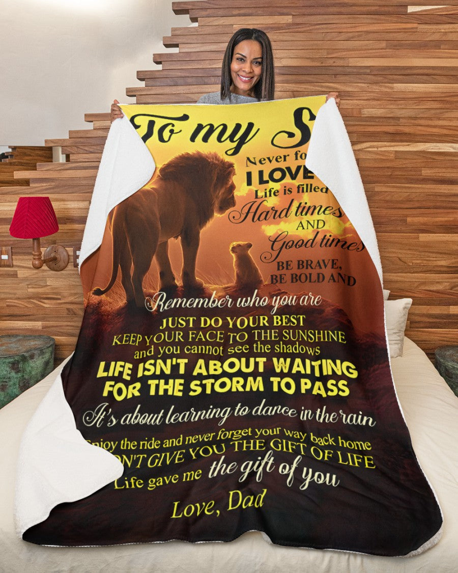 Special Gift For Your Son Blanket - BLANKETS FROM DAD 061