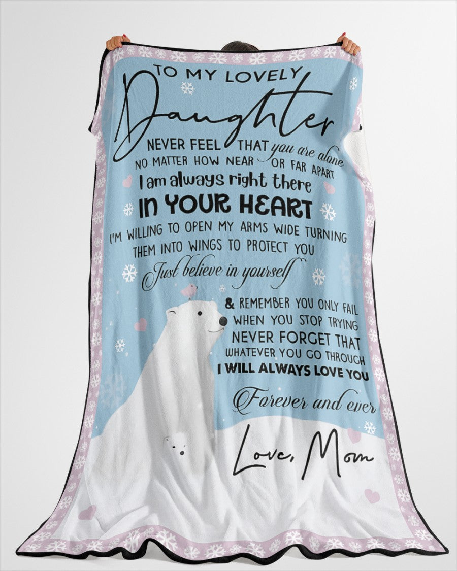Special Gift For Your Daughter Blanket - BLANKETS FROM MOM 146