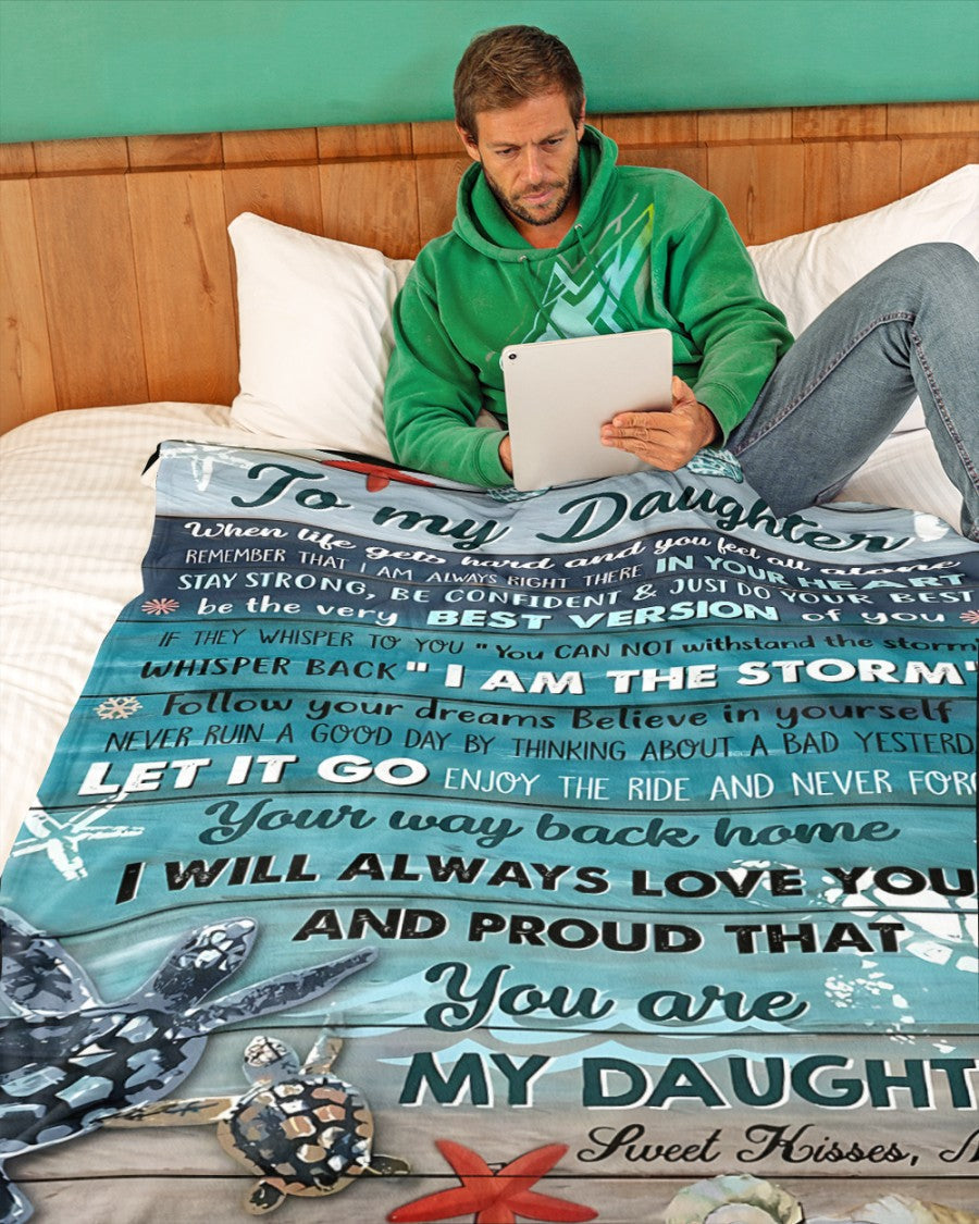 Special Gift For Your Daughter Blanket - BLANKETS FROM MOM 202