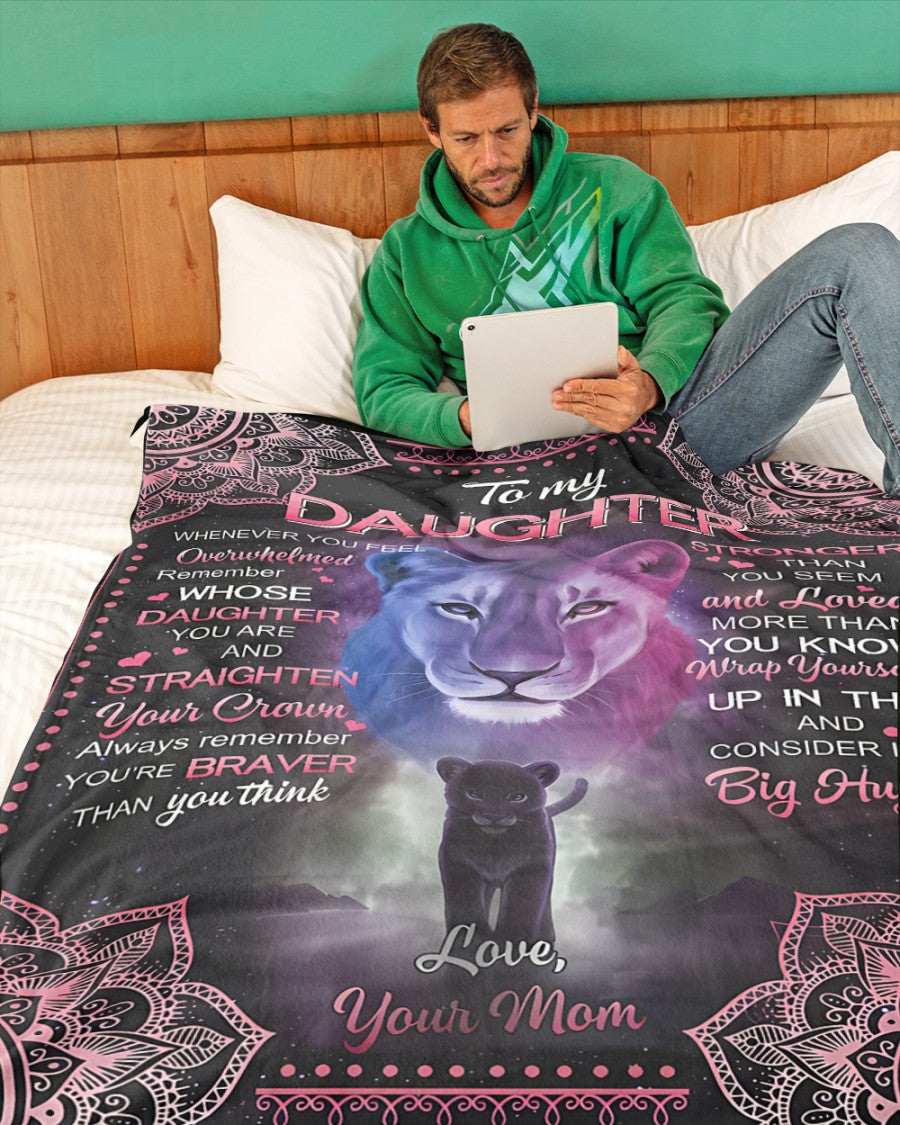 Special Gift For Your Daughter Blanket - BLANKETS FROM MOM 139