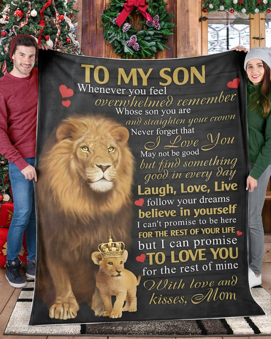 Special Gift For Your Son Blanket - BLANKETS FROM MOM 133