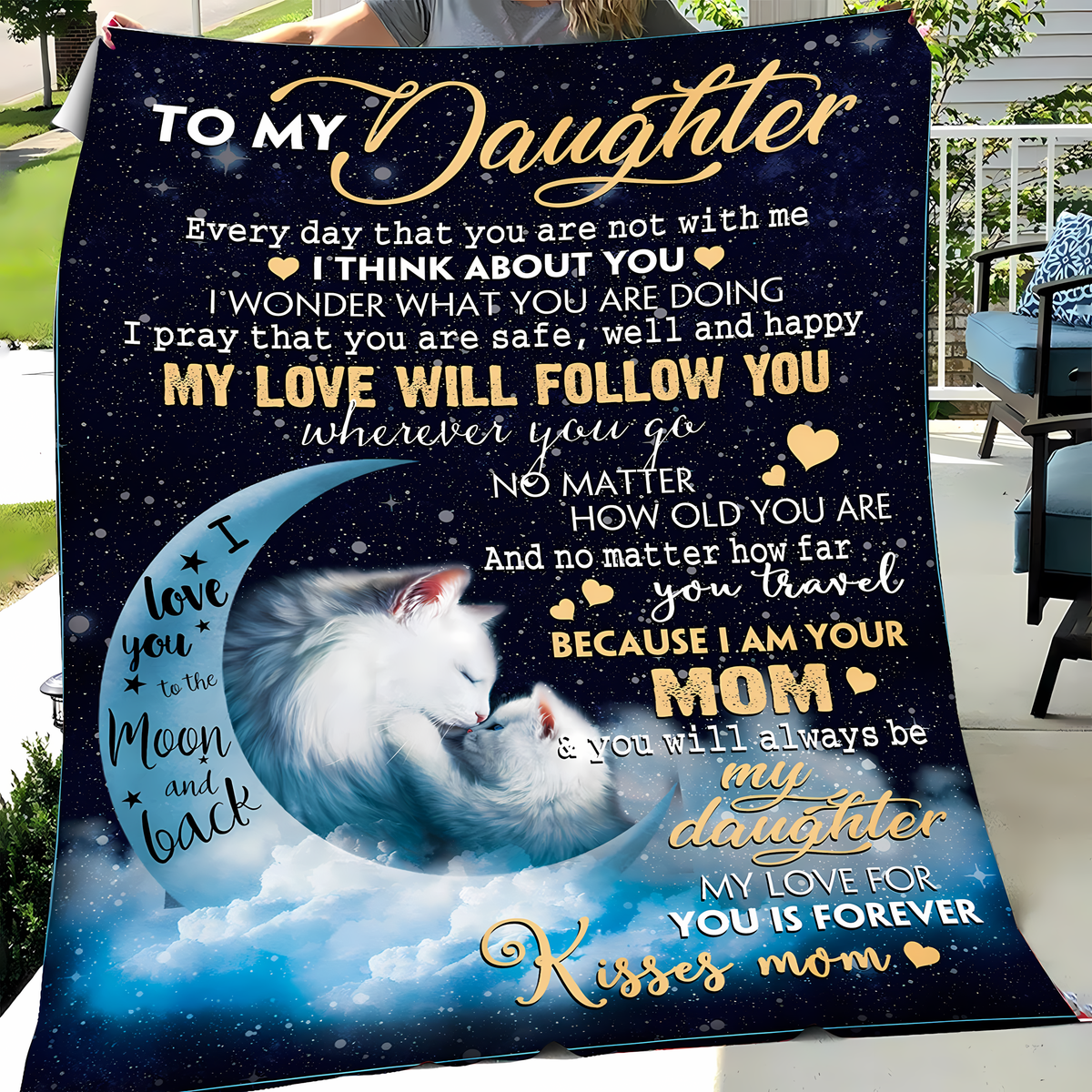 Special Gift For Your Daughter Blanket -  BLANKETS FROM MOM 44