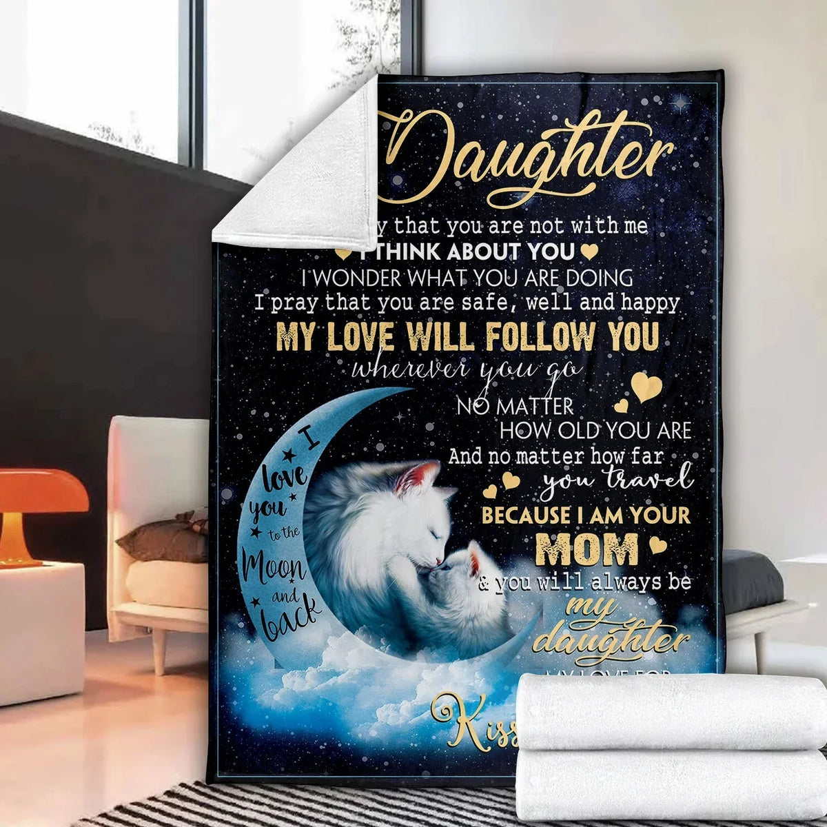 Special Gift For Your Daughter Blanket -  BLANKETS FROM MOM 44