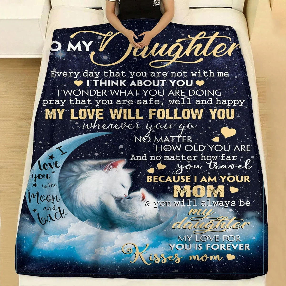 Special Gift For Your Daughter Blanket -  BLANKETS FROM MOM 44