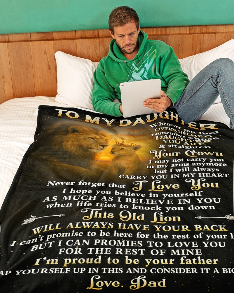 Special Gift For Your Daughter Blanket - BLANKETS FROM DAD 093