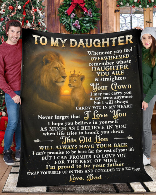 Special Gift For Your Daughter Blanket - BLANKETS FROM DAD 093