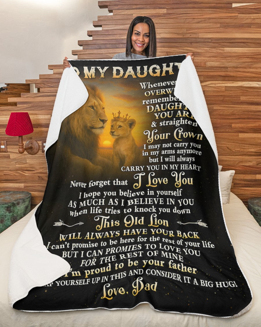 Special Gift For Your Daughter Blanket - BLANKETS FROM DAD 093
