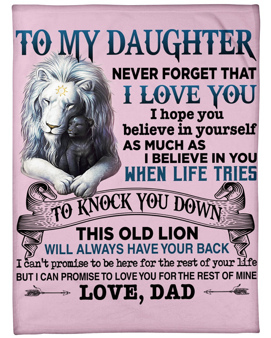 Special Gift For Your Daughter Blanket - BLANKETS FROM DAD 092