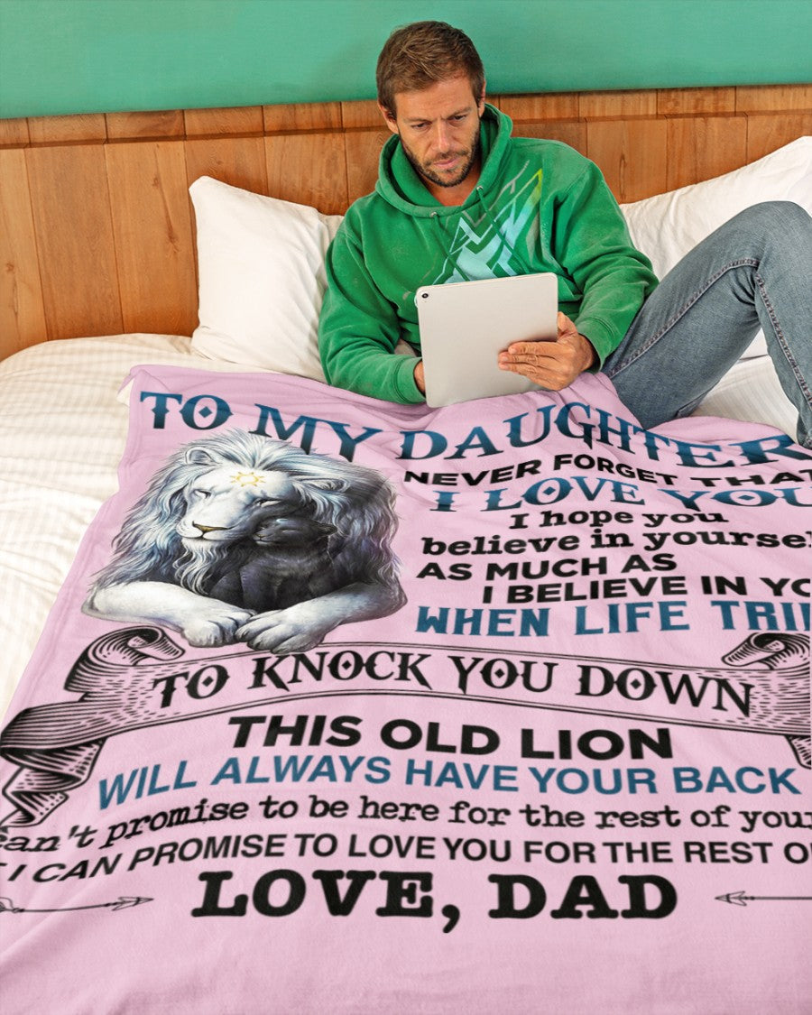 Special Gift For Your Daughter Blanket - BLANKETS FROM DAD 092