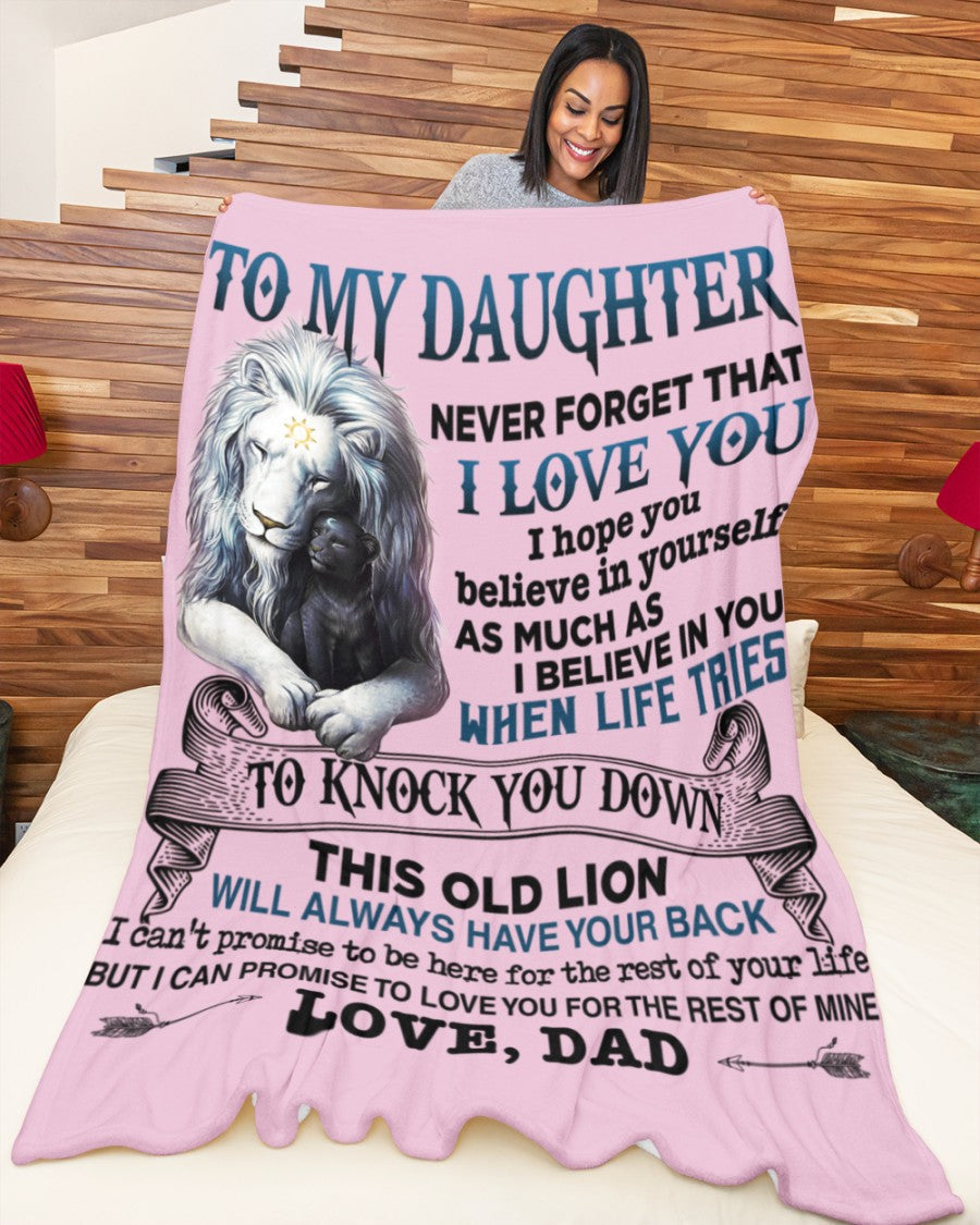Special Gift For Your Daughter Blanket - BLANKETS FROM DAD 092