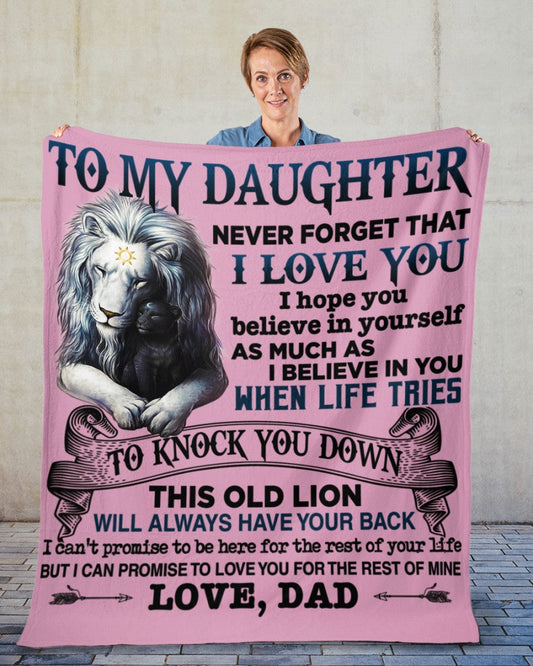 Special Gift For Your Daughter Blanket - BLANKETS FROM DAD 092