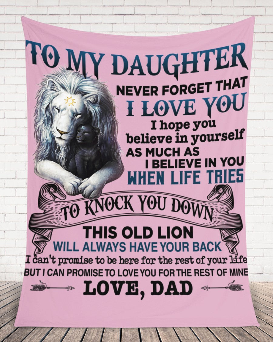 Special Gift For Your Daughter Blanket - BLANKETS FROM DAD 092