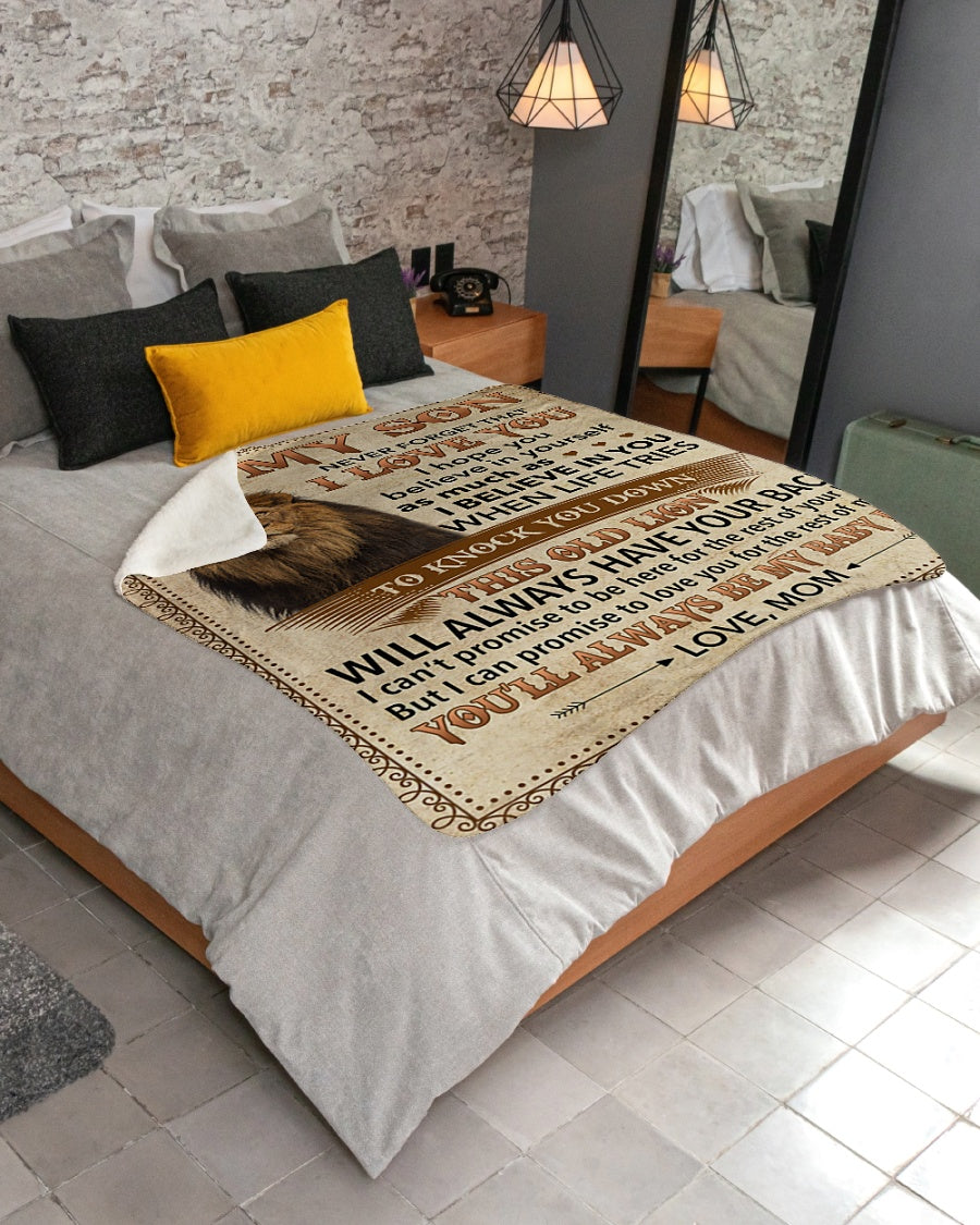 Special Gift For Your Son Blanket - BLANKETS FROM MOM 23