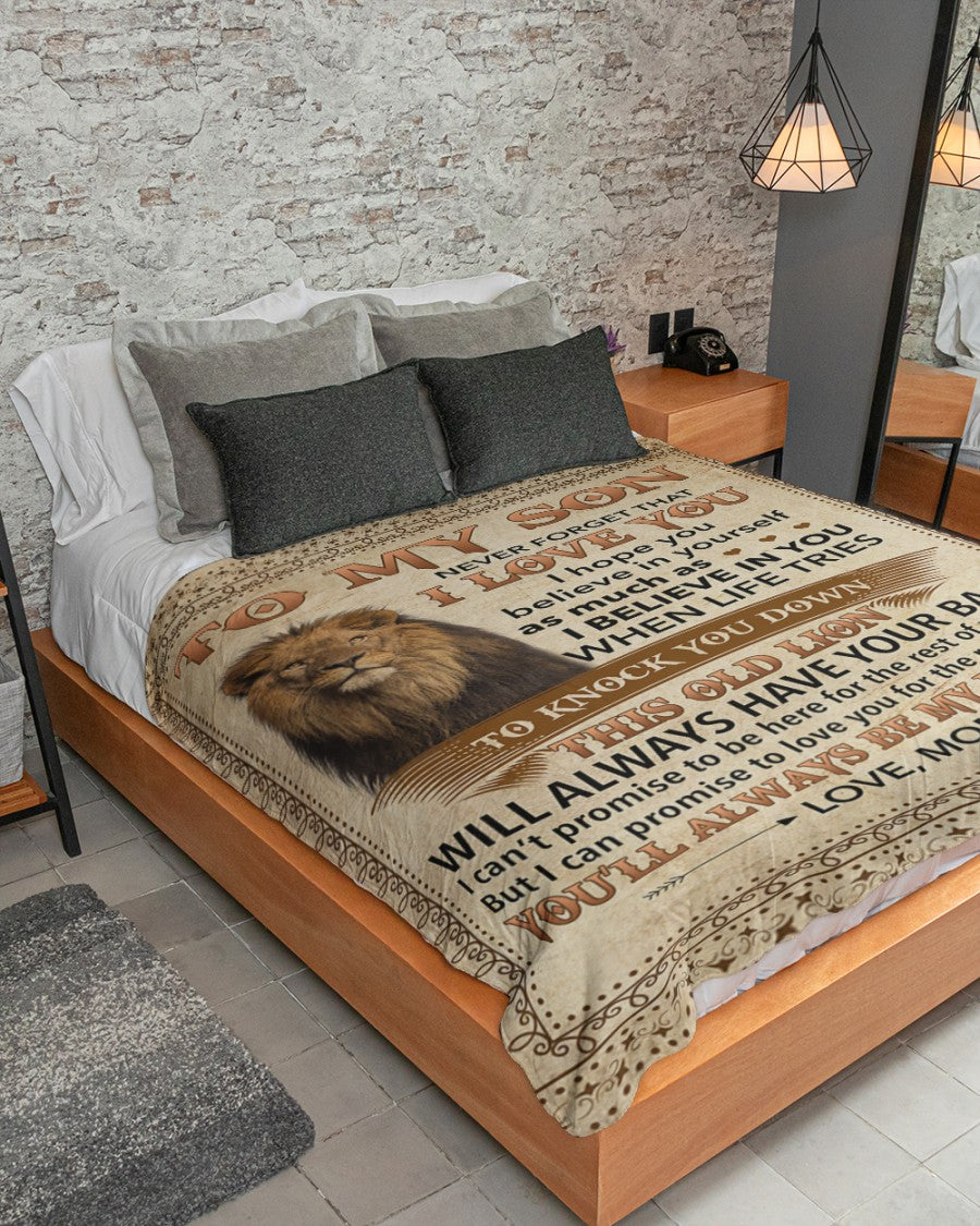 Special Gift For Your Son Blanket - BLANKETS FROM MOM 23