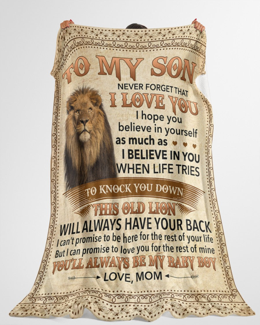 Special Gift For Your Son Blanket - BLANKETS FROM MOM 23