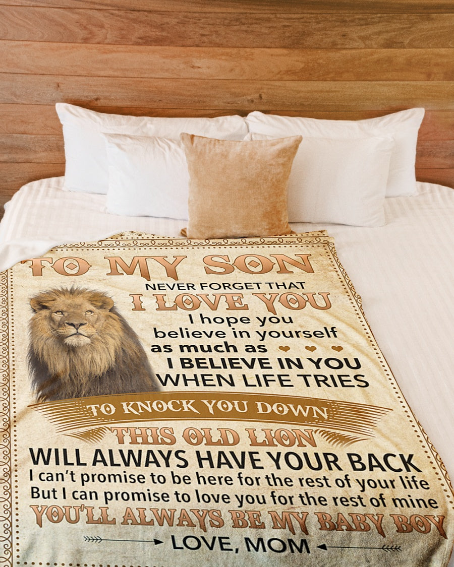 Special Gift For Your Son Blanket - BLANKETS FROM MOM 117